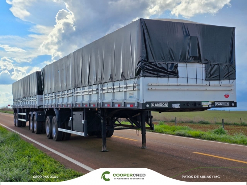 Rodotrem Graneleiro Randon Branca 21/22 9,40 x 1,80m