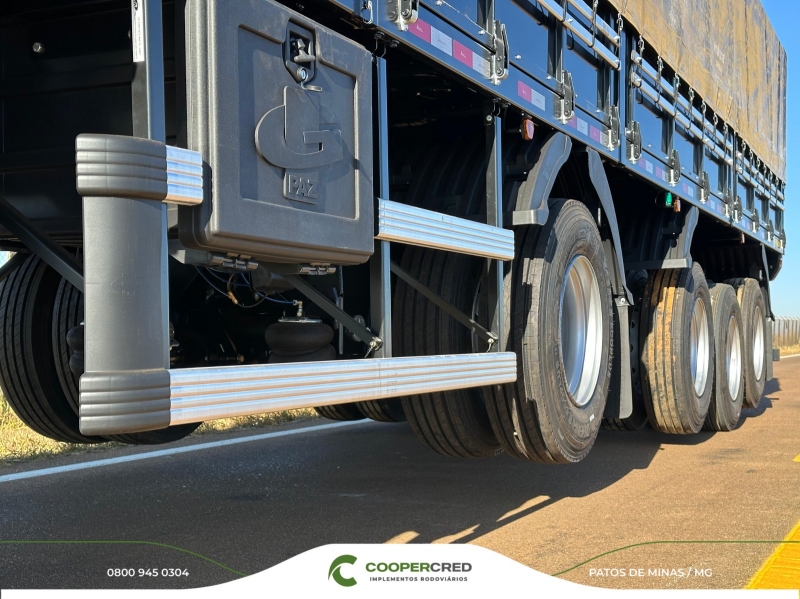 Graneleira 4º Eixo 25/26 13,50m x 1,80m Assoalho de Chapa