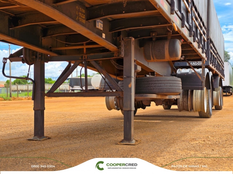 Bitrem Graneleiro Randon Preta 2007 7,50m x 1,80m