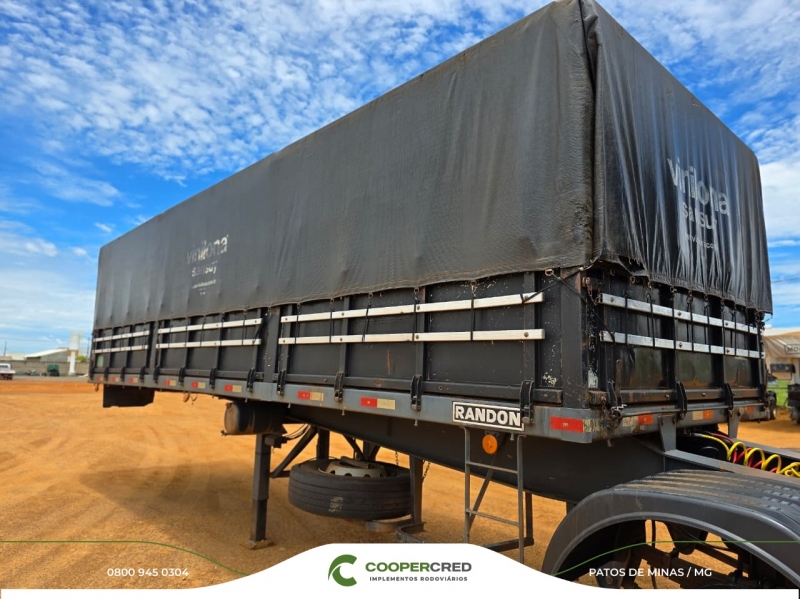 Bitrem Graneleiro Randon Preta 2007 7,50m x 1,80m