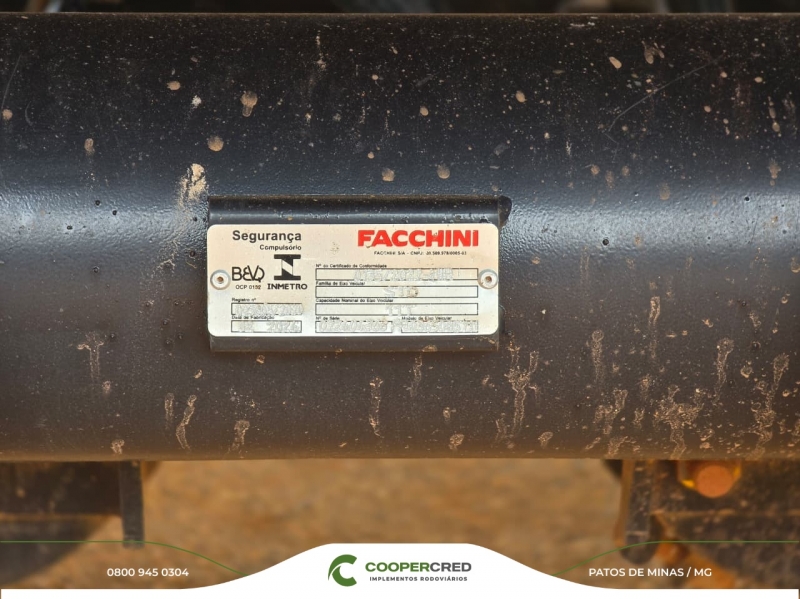 Basculante 4°Eixo Facchini Preto 24/24 - Tecnil