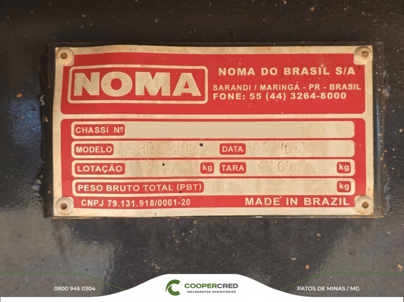 Bicaçamba Noma Branca 2014/2014 20M³