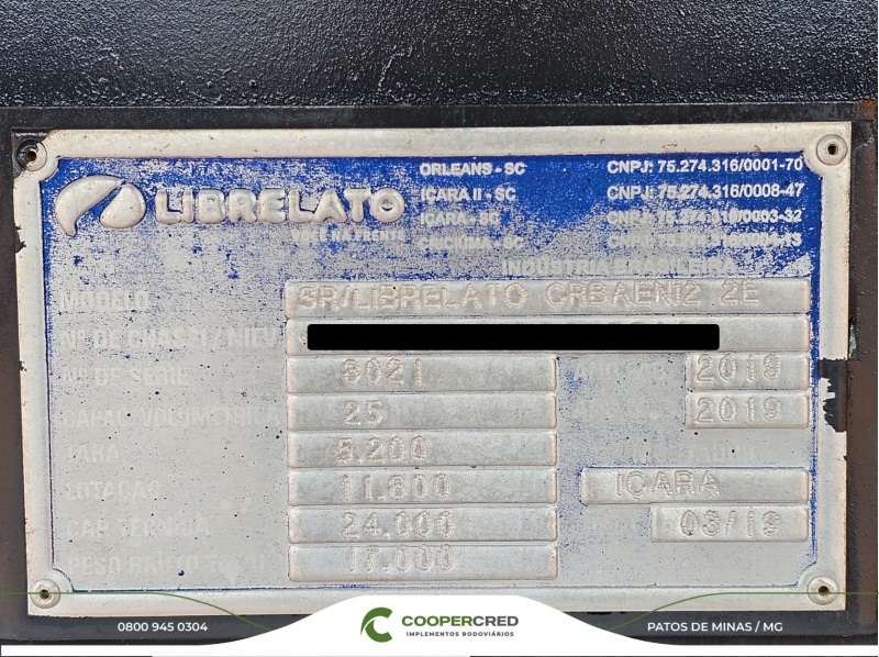 Bicaçamba Librelato 2019 Lona Fácil Revisado