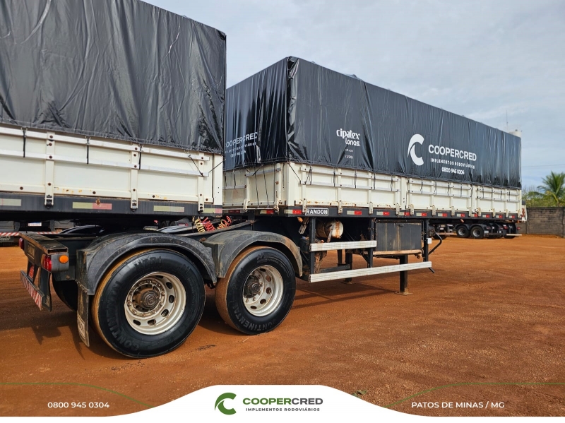 Bitrem Graneleiro Randon 14/15 7,10m x 1,80m Lona Nova