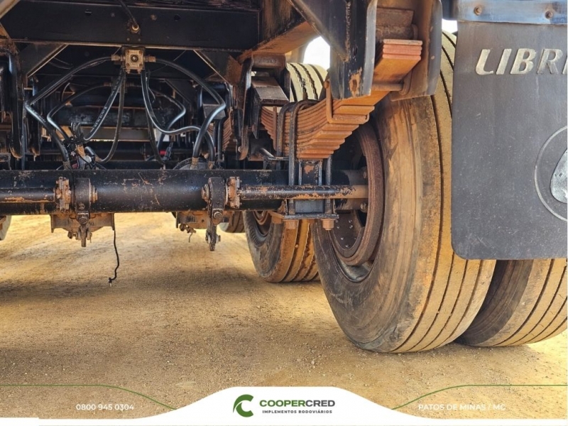 Bitrenzão Graneleiro Librelato 2013/2014 11,4m x 1,8m Lona Nova c/ pneus