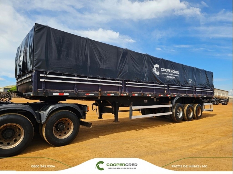 Bitrenzão Graneleiro Librelato 2013/2014 11,4m x 1,8m Lona Nova c/ pneus