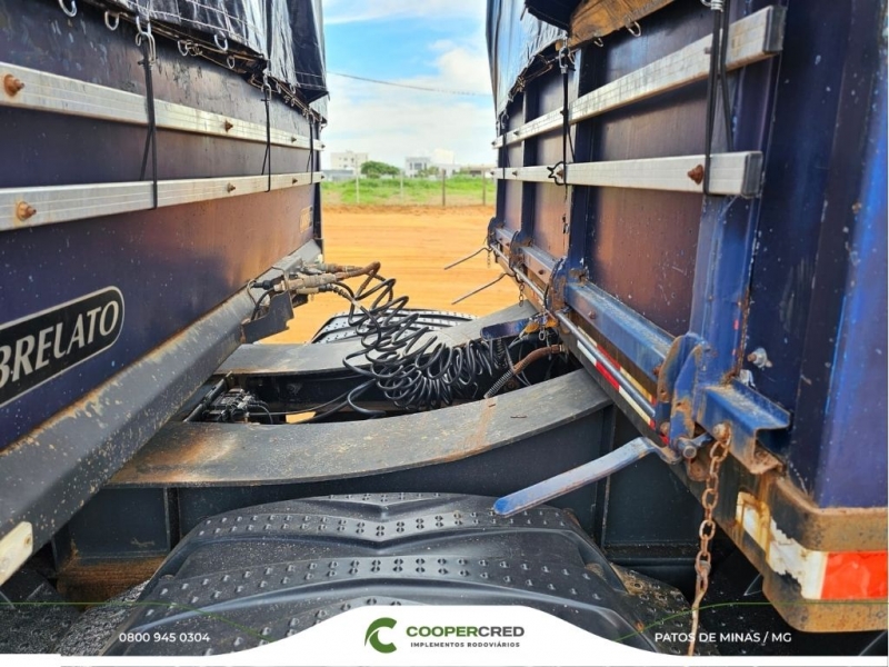 Bitrenzão Graneleiro Librelato 2013/2014 11,4m x 1,8m Lona Nova c/ pneus