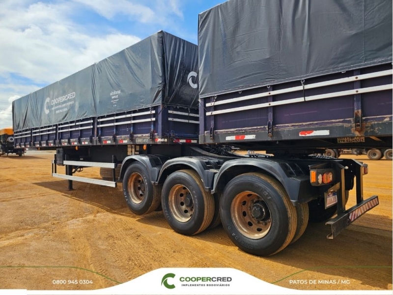 Bitrenzão Graneleiro Librelato 2013/2014 11,4m x 1,8m Lona Nova c/ pneus