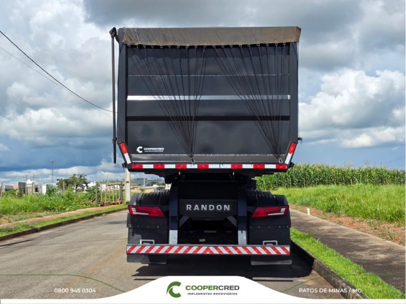 Basculante 4º Eixo Randon Preta 2024/2024 55m³
