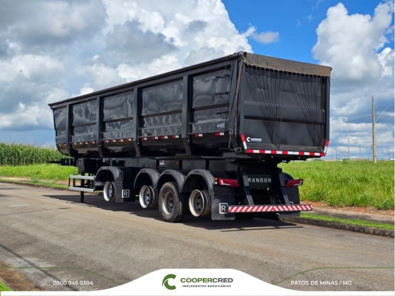Basculante 4º Eixo Randon Preta 2024/2024 55m³