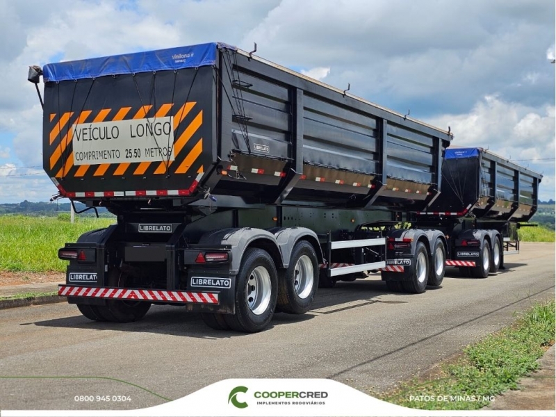 Rodoçacamba Librelato Preta com Pneus e Lona Fácil 23/24