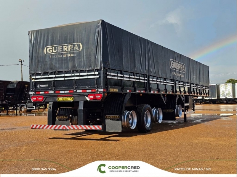 Graneleira 4º Eixo Guerra Preta 25/25 Assoalho de Chapa