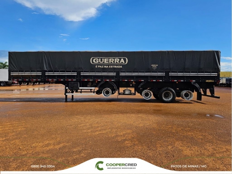 Graneleira 4º Eixo Guerra Preta 25/25 Assoalho de Chapa