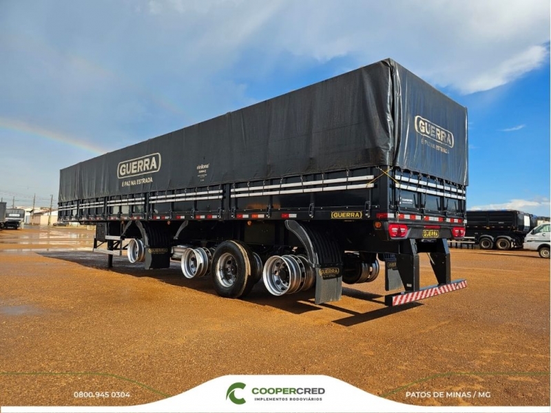 Graneleira 4º Eixo Guerra Preta 25/25 Assoalho de Chapa