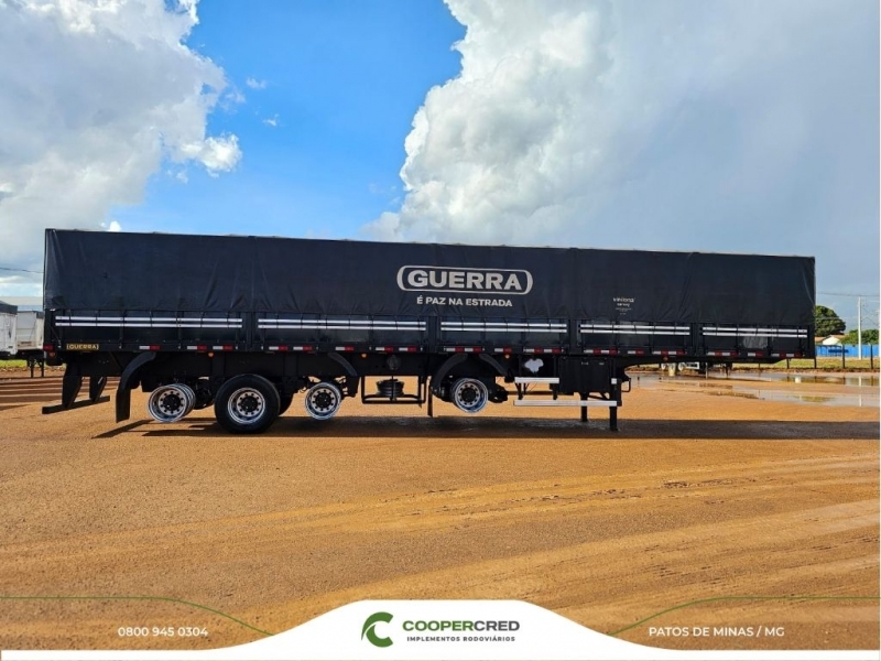 Graneleira 4º Eixo Guerra Preta 25/25 Assoalho de Chapa