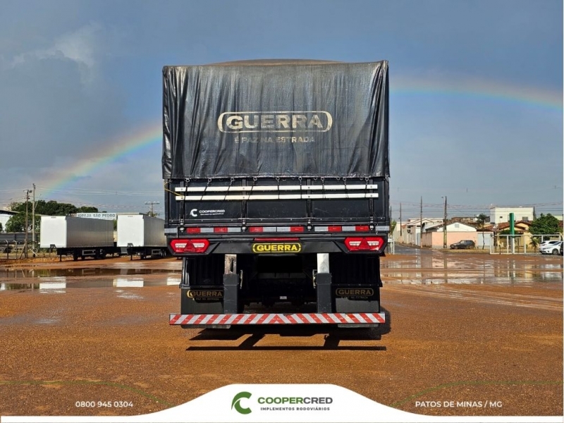 Graneleira 4º Eixo Guerra Preta 25/25 Assoalho de Chapa