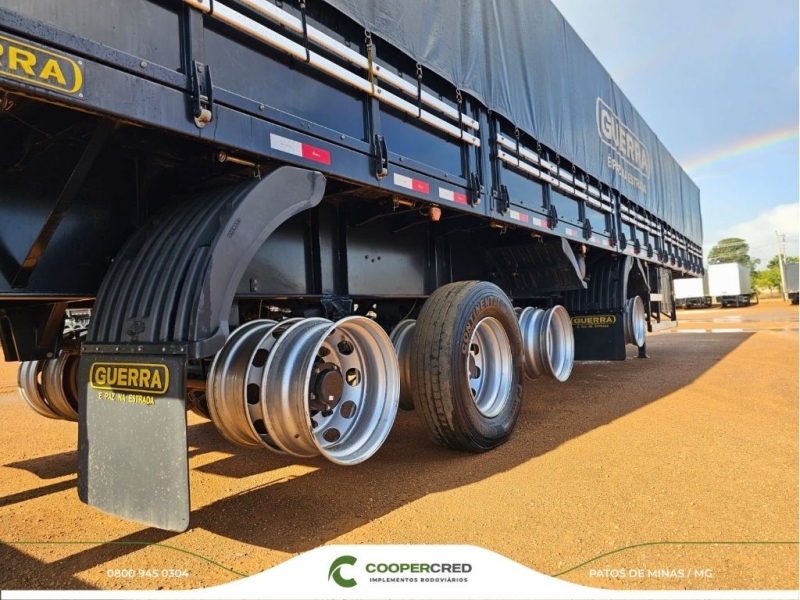 Graneleira 4º Eixo Guerra Preta 25/25 Assoalho de Chapa