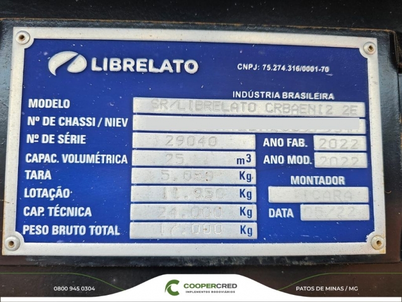 Bicaçamba Librelato 2022 Revisada c/ Lona Fácil