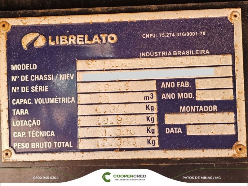 Bicaçamba Librelato 2022 Revisada c/ Lona Fácil