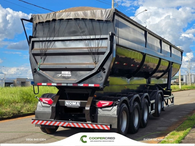 Basculante 4º Eixo Noma Preta 24/25 com Sistema Duplo de Pistão