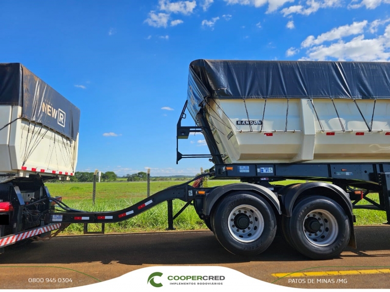 Rodocaçamba Randon Branca 23/23 sem pneus