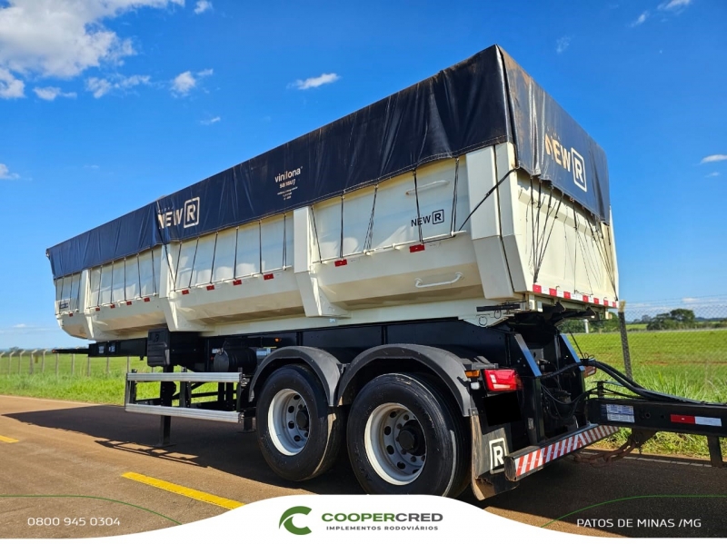 Rodocaçamba Randon Branca 23/23 sem pneus