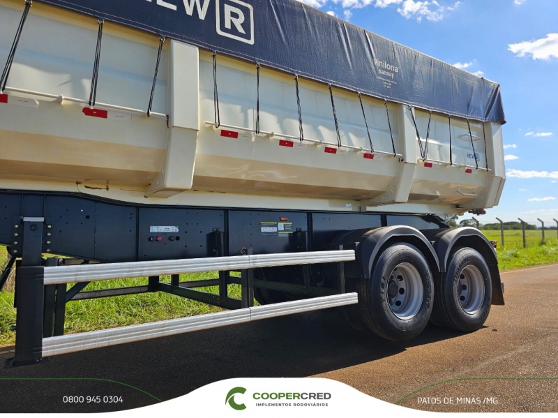 Rodocaçamba Randon Branca 23/23 sem pneus