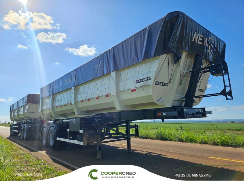 Rodocaçamba Randon Branca 23/23 sem pneus