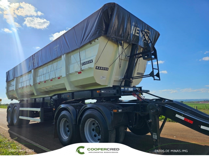 Rodocaçamba Randon Branca 23/23 sem pneus