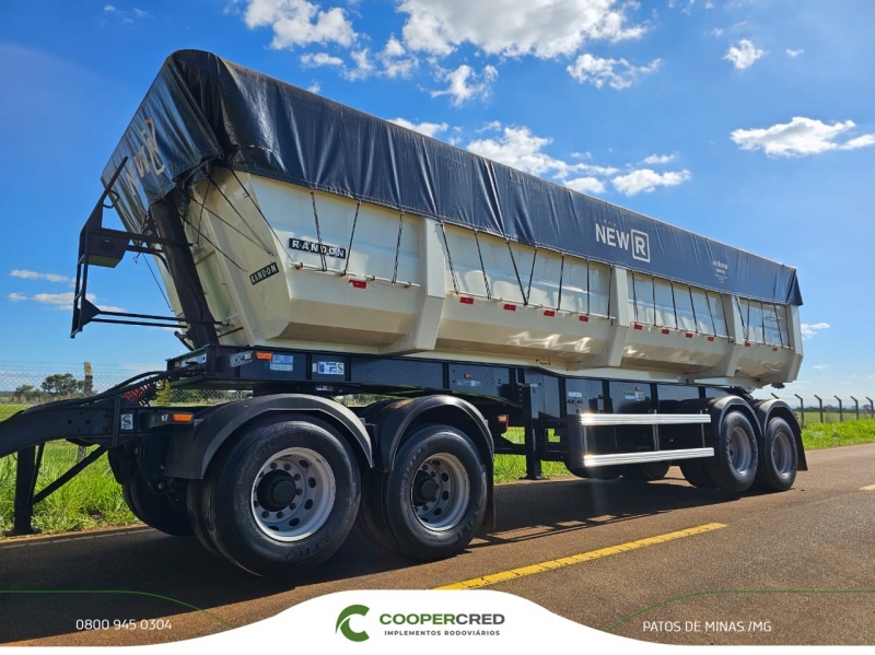 Rodocaçamba Randon Branca 23/23 sem pneus