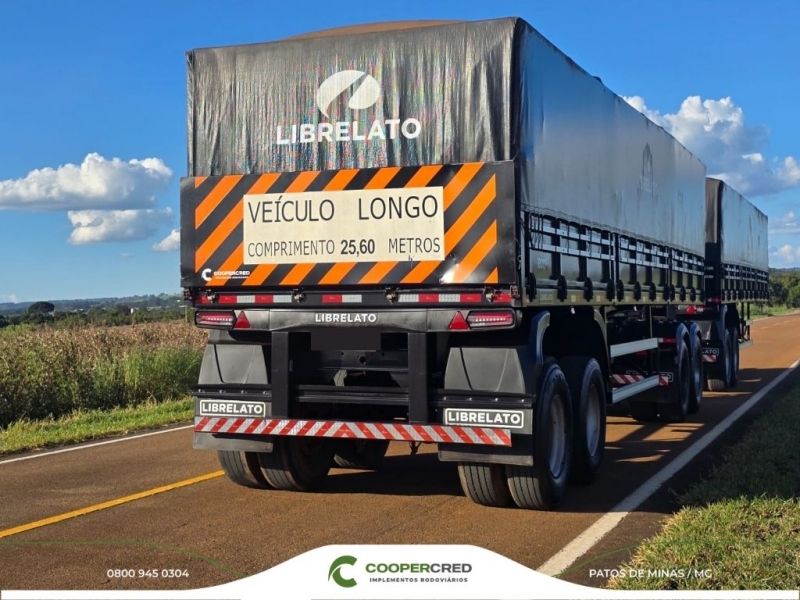 Rodotrem Graneleiro Librelato 2023 com Pneus