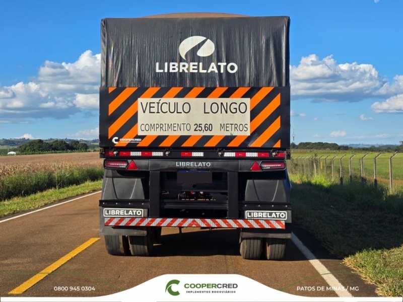 Rodotrem Graneleiro Librelato 2023 com Pneus