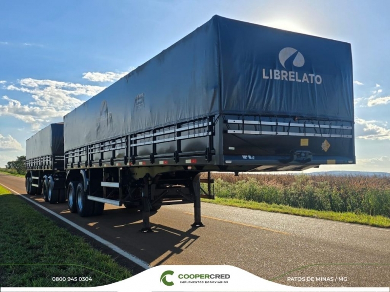 Rodotrem Graneleiro Librelato 2023 com Pneus