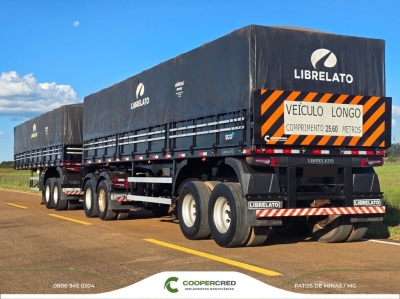 Rodotrem Graneleiro Librelato 2023 com Pneus