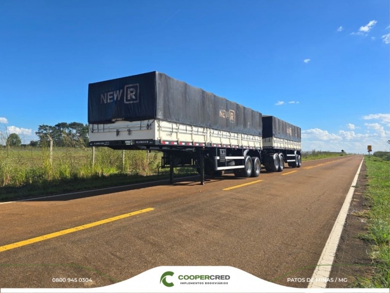Rodotrem Graneleiro Randon 23/24 Com Pneus