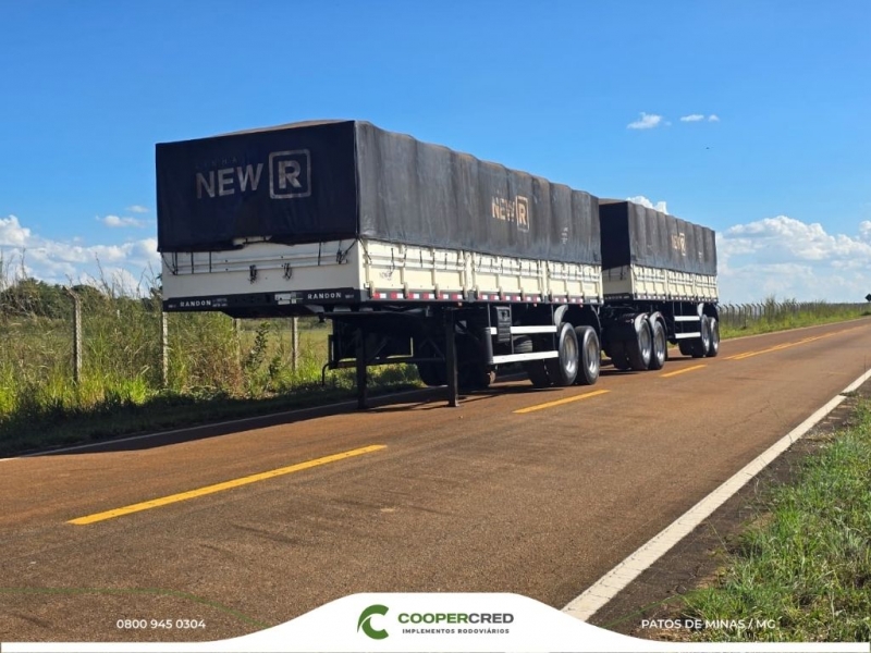 Rodotrem Graneleiro Randon 23/24 Com Pneus