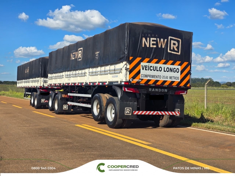 Rodotrem Graneleiro Randon 23/24 Com Pneus