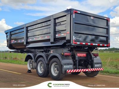 Basculante Rossetti 25m³ 24/25 Tara 6800 kg