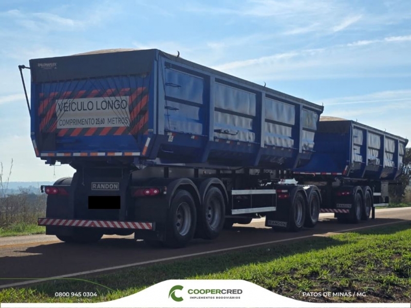 Rodocaçamba Randon 2022 com Lona Fácil e Tecnil
