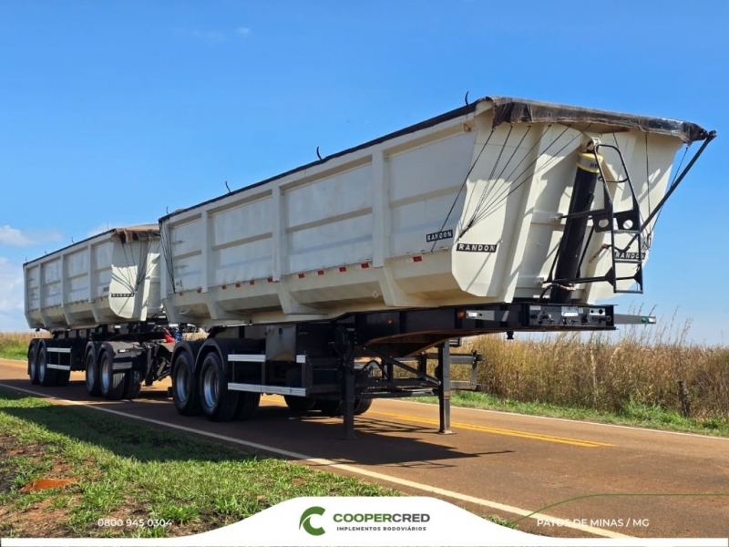 Rodocaçamba Randon 2023 Com pneus e Lona Fácil
