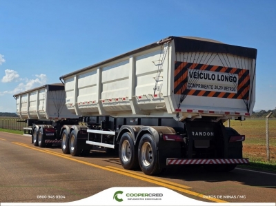 Rodocaçamba Randon 2023 Com pneus e Lona Fácil
