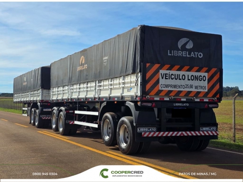 Rodotrem Graneleiro Librelato 2023 c/ Pneus Novos