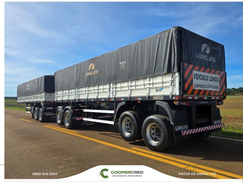 Rodotrem Graneleiro Librelato 2023 c/ Pneus Novos