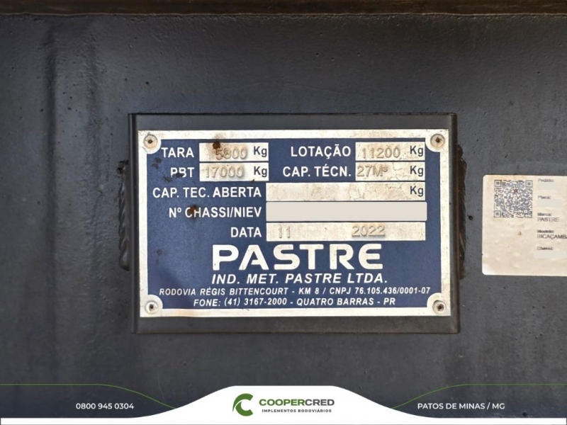 Bicaçamba Pastre 2022/2023 27m³