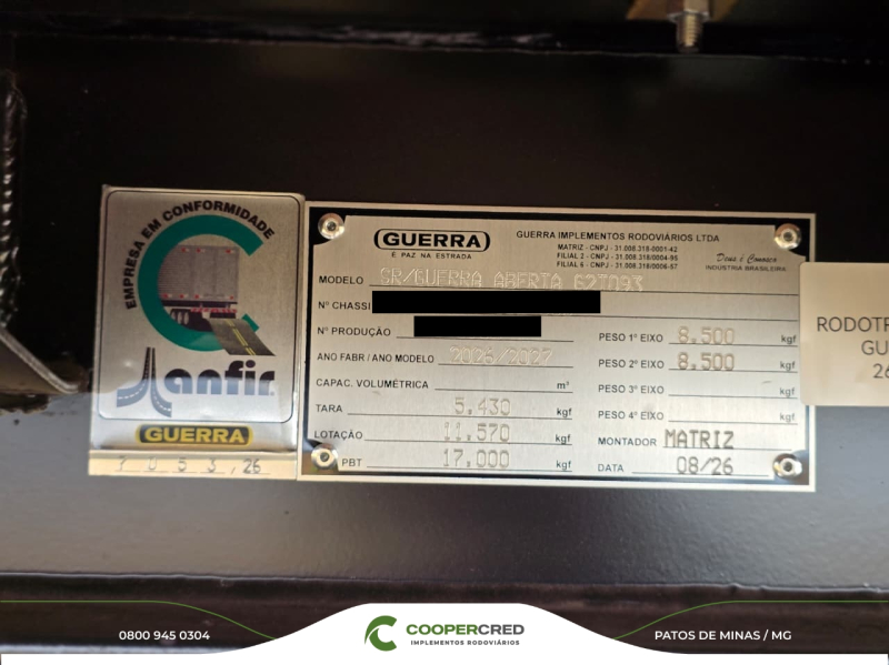 Rodotrem Graneleiro Guerra 26/27 à Pronta Entrega 5ª Roda