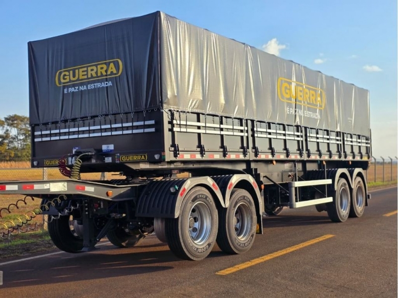 Rodotrem Graneleiro 5ª Roda Guerra Assoalho de Compensado