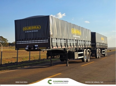 Rodotrem Graneleiro 5ª Roda Guerra Assoalho de Compensado