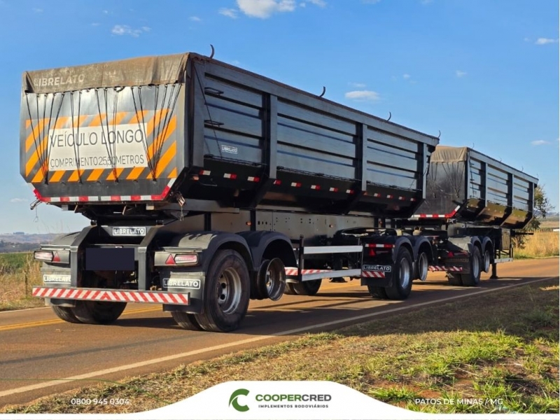 Rodocaçamba Librelato 2024 com Lona Fácil