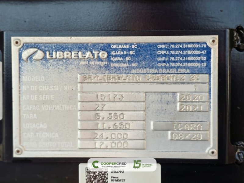 Bicaçamba Librelato 2020/2021 27M³