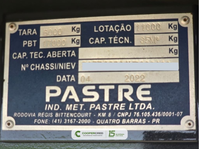 Rodotrem Basculante Pastre Preta Preparada 2022/2022